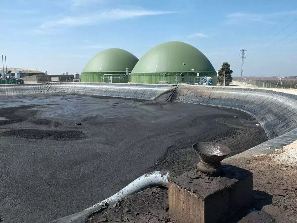 Planta de biogás instalada por Biovic.