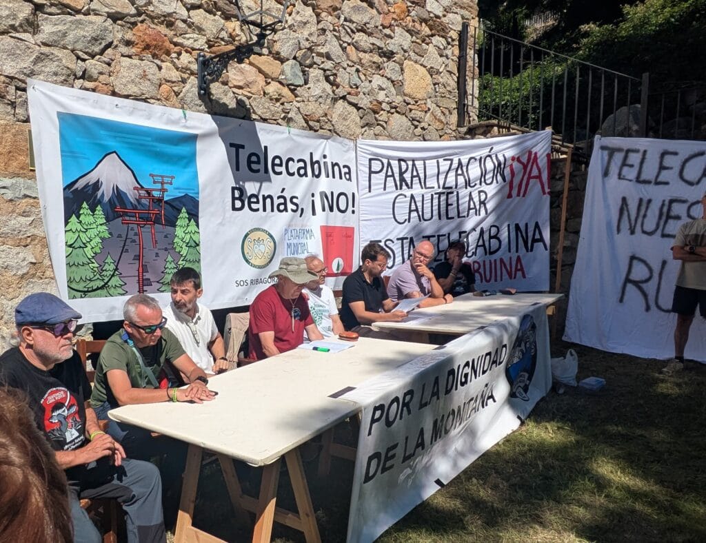 Rueda de prensa de SOS Ribagorza.