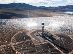 Planta de energía solar térmica de Ivanpah.