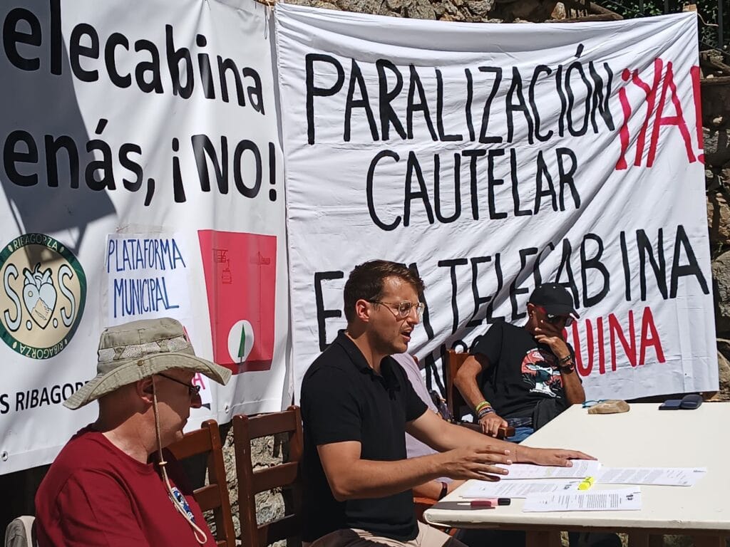 Rueda de prensa de SOS Ribagorza.