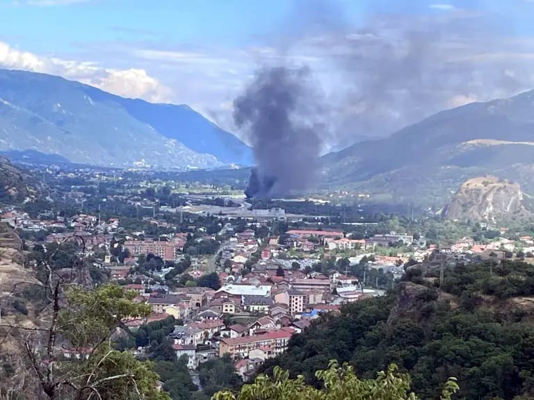 Ataque a las obras del TAV.