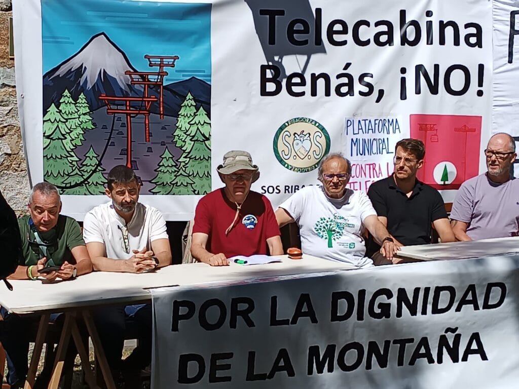 Rueda de prensa de SOS Ribagorza.