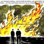 incedios forestales. El Roto.