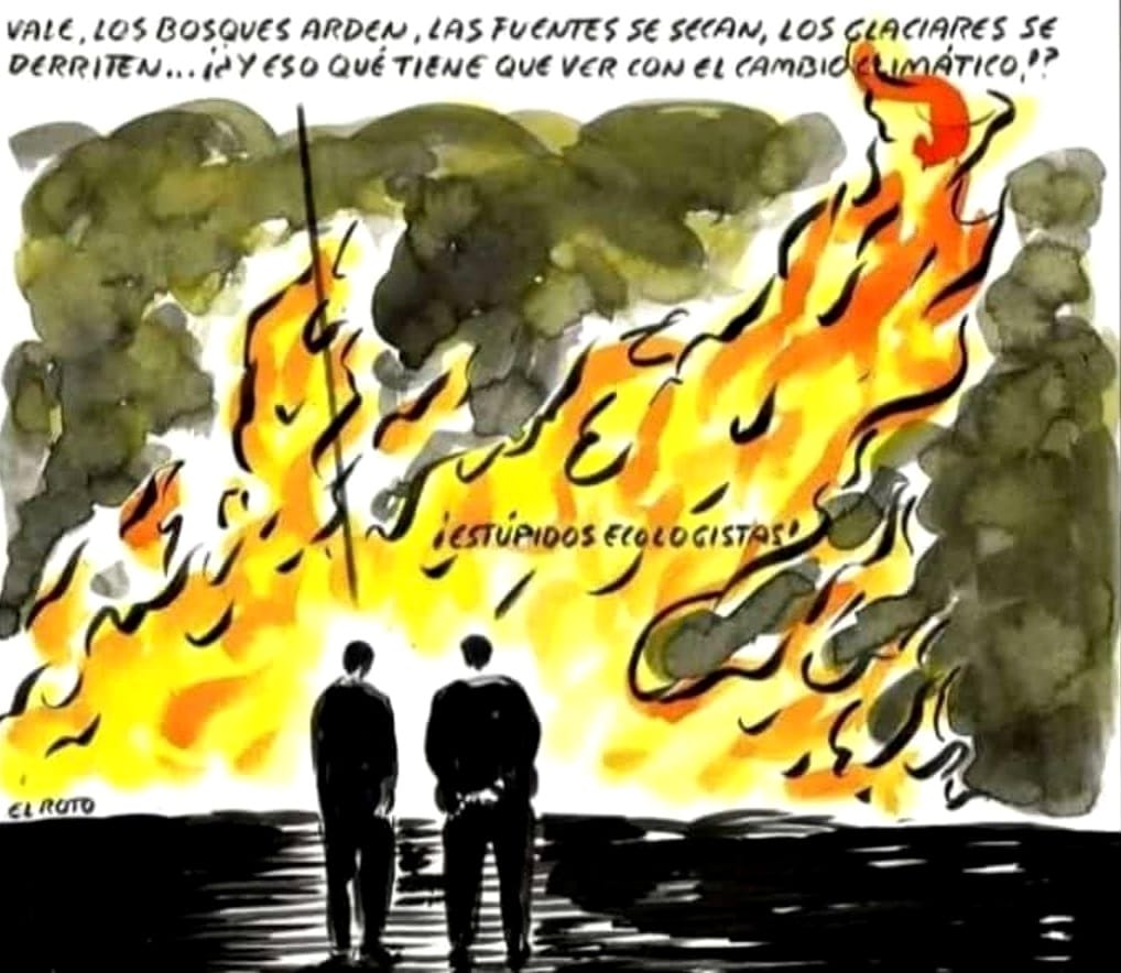 Incedios forestales. El Roto.
