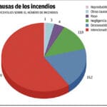 Causas de las incendios forestales en España.