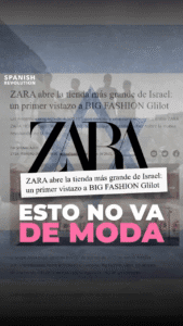 Zara no vende ropa. Vende silencio planchado con sangre.