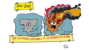 Incendios forestales en la España Vaciada.