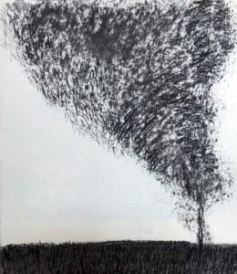 Tornado de vacíos - Dibujo de Pilar Iturralde.