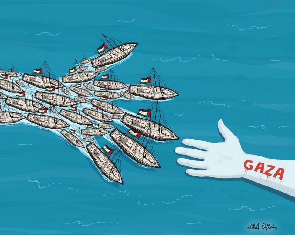 De Global Sumud Flotilla.